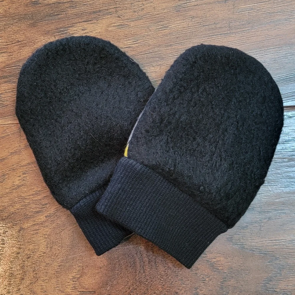 Batman Fabric Fleece Baby Mittens